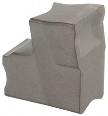 Iscar - TAG C IC20 Grade, 0.199" Cutting Width, Carbide Cutoff Insert - 0° Neutral Lead Angle, 0.0098" Cnr Rad, Single End - Americas Industrial Supply