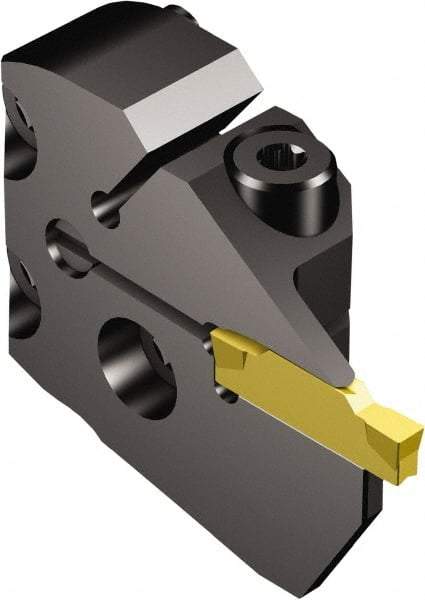 Sandvik Coromant - 570-xxR/L123..C Insert, 18mm Head Length, Modular Grooving Cutting Unit Head - Right Hand Cut, System Size 40, Through Coolant, Series CoroCut 1-2 - Americas Industrial Supply