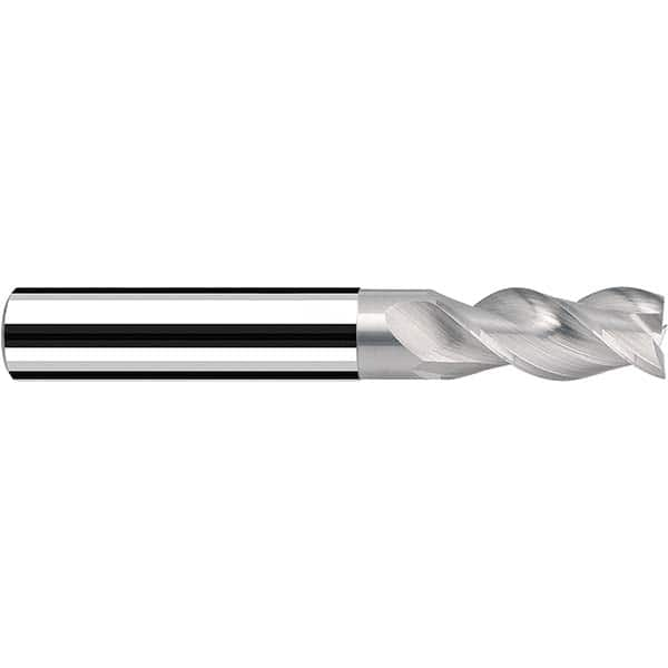 Fraisa - 1/8, 1/4" LOC, 1/8" Shank Diam, 2" OAL, 3 Flute Solid Carbide Square End Mill - Americas Industrial Supply