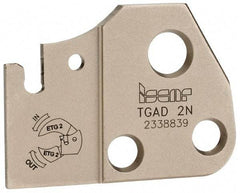 Iscar - 0.071 to 0.0945" Groove Width, Neutral Cut, Indexable Grooving Blade - TAG N.., TAG R/L.. Insert Style, Series Tang-Grip - Americas Industrial Supply