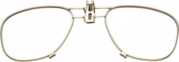 PYRAMEX - Clear Safety Glasses Prescription Insert - Nickel Silver, Compatible with V2G - Americas Industrial Supply