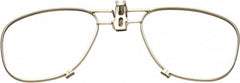 PYRAMEX - Clear Safety Glasses Prescription Insert - Nickel Silver, Compatible with V2G - Americas Industrial Supply