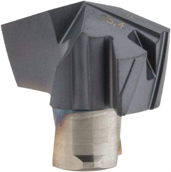 Iscar - Series ICP-2M, 1" Diam Grade IC908 140° Replaceable Drill Tip - Carbide, TiAlN Finish, 25 Seat Size, Through Coolant - Americas Industrial Supply
