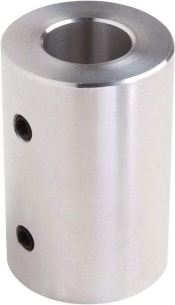 Climax Metal Products - 1-1/8" Inside x 2-1/8" Outside Diam, Set Screw Rigid Coupling - 3" Long - Americas Industrial Supply