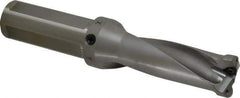 Kennametal - 3-3/4" Max Drill Depth, 2.5xD, 38.1mm Diam, Indexable Insert Drill - 2 Inserts, 1-1/2" Shank Diam, Straight Shank - Americas Industrial Supply