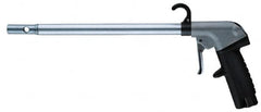 Guardair - 120 Max psi High Power Venturi Nozzle Pistol Grip Blow Gun - 3/8 NPT, 6" Tube Length, Aluminum - Americas Industrial Supply