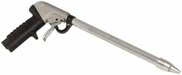 Guardair - 120 Max psi Whisper Jet Pistol Grip Blow Gun - 3/8 NPT, 12" Tube Length, Aluminum - Americas Industrial Supply