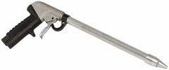 Guardair - 120 Max psi Whisper Jet Pistol Grip Blow Gun - 3/8 NPT, 12" Tube Length, Aluminum - Americas Industrial Supply