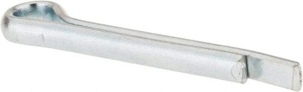 Made in USA - 3/16" Diam x 1-1/2" Long Hammerlock Cotter Pin - Grade 2, Zinc-Plated, Steel - Americas Industrial Supply