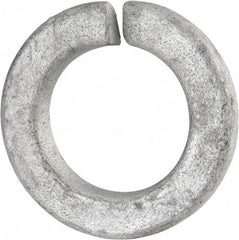 Value Collection - 7/8", 0.898" ID, 0.219" Thick Split Lock Washer - Grade 2 Spring Steel, Hot Dipped Galvanized Finish, 0.898" Min ID, 0.914" Max ID, 1.47" Max OD - Americas Industrial Supply