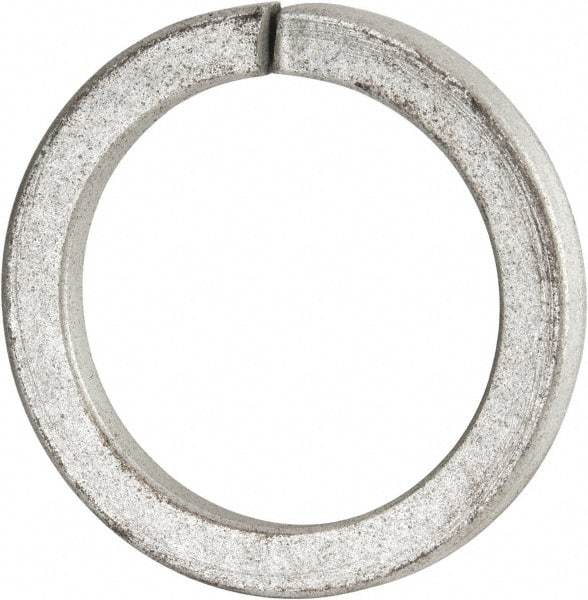 Value Collection - 3", 2.008" ID, 0.458" Thick Split Lock Washer - Grade 8 Spring Steel, Zinc-Plated Finish, 2.008" Min ID, 2.039" Max ID, 4.074" Max OD - Americas Industrial Supply