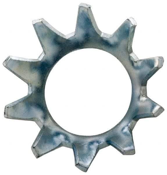 Value Collection - #4 Screw, 0.123" ID, Stainless Steel External Tooth Lock Washer - 0.238" OD, Grade 410 - Americas Industrial Supply
