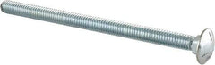 Value Collection - 5/16-18 UNC 5" Length Under Head, Standard Square Neck, Carriage Bolt - Grade 5 Steel, Zinc-Plated Finish - Americas Industrial Supply