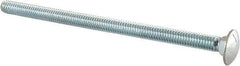 Value Collection - 5/16-18 UNC 5-1/2" Length Under Head, Standard Square Neck, Carriage Bolt - Grade 5 Steel, Zinc-Plated Finish - Americas Industrial Supply