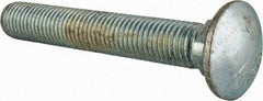 Value Collection - 3/4-10 UNC 5" Length Under Head, Standard Square Neck, Carriage Bolt - Grade 5 Steel, Zinc-Plated Finish - Americas Industrial Supply