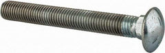 Value Collection - 3/4-10 UNC 6" Length Under Head, Standard Square Neck, Carriage Bolt - Grade 5 Steel, Zinc-Plated Finish - Americas Industrial Supply