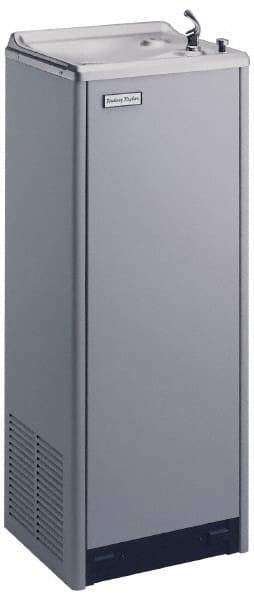 Halsey Taylor - 13.5 GPH Cooling Capacity Deluxe Floor Standing Water Cooler & Fountain - Heavy Gauge, 105 Max psi, 120 VAC Volts, 625 Watts, 8.0 Full Load Amperage, Vinyl Clad Steel - Americas Industrial Supply