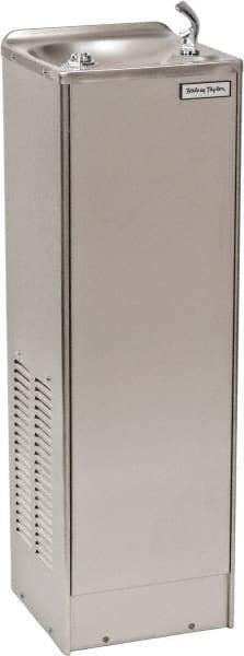 Halsey Taylor - 2.8 GPH Cooling Capacity Economy Floor Standing Water Cooler & Fountain - In-Wall, 105 Max psi, 120 VAC Volts, 230 Watts, 2.5 Full Load Amperage, Stainless Steel - Americas Industrial Supply