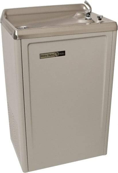 Halsey Taylor - 7.6 GPH Cooling Capacity Deluxe Standard Wall-Mounted Water Cooler & Fountain - Vinyl Cabinet, 20 to 105 psi, 120 VAC Volts, 370 Watts, 4.0 Full Load Amperage - Americas Industrial Supply