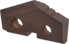 Allied Machine and Engineering - 1-7/32" Diam x 3/16" Thick, Seat Code 2, 132° Included Angle Spade Drill Insert - AM200 Coated, Cobalt, Grade Super Cobalt, Series GEN2 T-A - Americas Industrial Supply