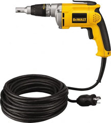 DeWALT - Pistol Grip Handle, 4,000 RPM, 81 In/Lb Torque, Electric Screwdriver - 1/4" Bit Holder, 6.3 Amps - Americas Industrial Supply