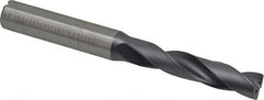 Kennametal - 21/64" 180° Spiral Flute Solid Carbide Screw Machine Drill Bit - Americas Industrial Supply