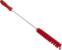 Vikan - 3/4" Diam Polyester Valve Brush - 19-5/8" OAL, 5-3/4" Head Length, Polypropylene & Stainless Steel Handle - Americas Industrial Supply