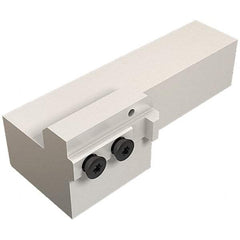 Iscar - External Thread, Right Hand Indexable Grooving Cutoff Toolholder - 25mm Shank Height x 25mm Shank Width, HA Toolholder Style, Series Heliface - Americas Industrial Supply