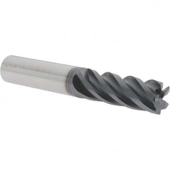 Iscar - 16mm, 5 Flute, Single End, Solid Carbide, Corner Chamfer End Mill - 100mm OAL, 38° Helix, Right Hand Flute, 40mm LOC, Right Hand Cut - Americas Industrial Supply