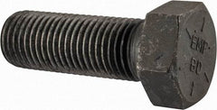 Value Collection - 1-3/4 - 5 UNC, 5" Length Under Head Hex Head Cap Screw - Partially Threaded, Grade 8 Alloy Steel, Uncoated, 2-5/8" Hex - Americas Industrial Supply