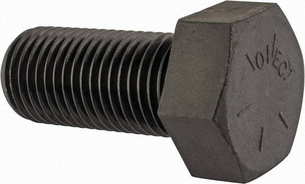 Value Collection - 2 - 4-1/2 UNC, 4-1/2" Length Under Head Hex Head Cap Screw - Partially Threaded, Grade 8 Alloy Steel, Uncoated, 3" Hex - Americas Industrial Supply