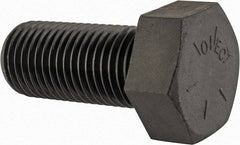 Value Collection - 2 - 4-1/2 UNC, 4-1/2" Length Under Head Hex Head Cap Screw - Partially Threaded, Grade 8 Alloy Steel, Uncoated, 3" Hex - Americas Industrial Supply