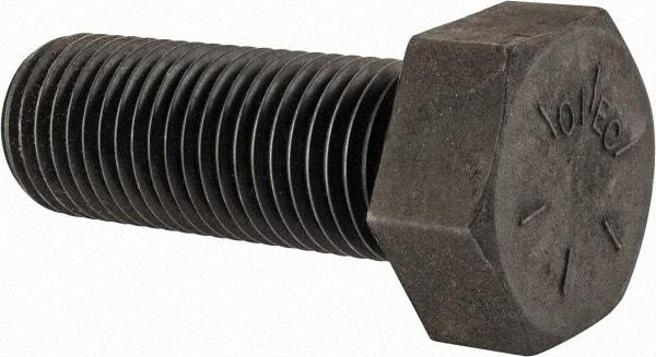 Value Collection - 2 - 4-1/2 UNC, 5-1/2" Length Under Head Hex Head Cap Screw - Partially Threaded, Grade 8 Alloy Steel, Uncoated, 3" Hex - Americas Industrial Supply