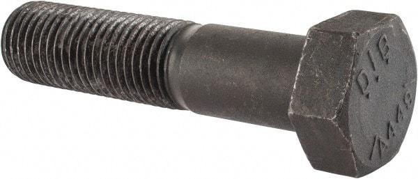 Value Collection - 1-3/4 - 5 UNC, 7-1/2" Length Under Head Hex Head Cap Screw - Partially Threaded, Grade 5 Steel, Uncoated, 2-5/8" Hex - Americas Industrial Supply