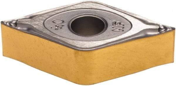 Iscar - DNMG441 NF Grade IC807 Carbide Turning Insert - TiN/TiAlN Finish, 55° Diamond, 1/2" Inscr Circle, 1/4" Thick, 1/64" Corner Radius - Americas Industrial Supply