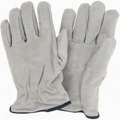 MCR Safety - Size XL Work Gloves - Slip-On Cuff, Brown, Paired - Americas Industrial Supply