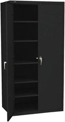 Hon - 5 Shelf Locking Storage Cabinet - Steel, 36" Wide x 18" Deep x 71-1/2" High - Americas Industrial Supply