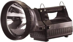Streamlight - Xenon Bulb, 3,350 Lumens, Spotlight/Lantern Flashlight - Black Plastic Body, 1 12V Battery Included - Americas Industrial Supply