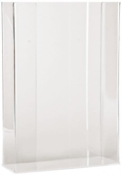 PRO-SAFE - Table and Wall Mount Disposable Glove Dispenser - 10-3/8 Inch Wide x 3-3/4 Inch Deep x 15-1/4 Inch High, Clear - Americas Industrial Supply
