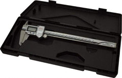 Mitutoyo - 0 to 200mm Range, 0.01mm Resolution, IP67 Electronic Caliper - 50mm Carbide-Tipped Jaws, 0.02mm Accuracy, SPC Output - Americas Industrial Supply