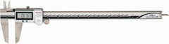 Mitutoyo - 0 to 300mm Range, 0.01mm Resolution, IP67 Electronic Caliper - Stainless Steel with 64mm Stainless Steel Jaws, 0.03mm Accuracy - Americas Industrial Supply