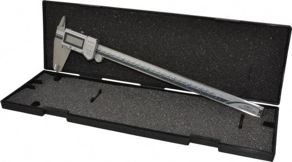 Mitutoyo - 0 to 300mm Range, 0.01mm Resolution, IP67 Electronic Caliper - Stainless Steel with 64mm Stainless Steel Jaws, 0.03mm Accuracy, SPC Output - Americas Industrial Supply