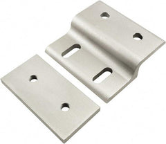 80/20 Inc. - 80mm Wide, Open Shelving Accessory/Component - Aluminum, Clear Anodized Finish, 77mm Long, Use with 40 Series & Bolt Kits 75-3422 & 13-8320 - Americas Industrial Supply