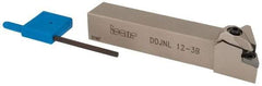 Iscar - DDJN, Left Hand Cut, 93° Lead Angle, 3/4" Shank Height x 3/4" Shank Width, Negative Rake Indexable Turning Toolholder - 4-1/2" OAL, DN.. Insert Compatibility, Series Isoturn - Americas Industrial Supply