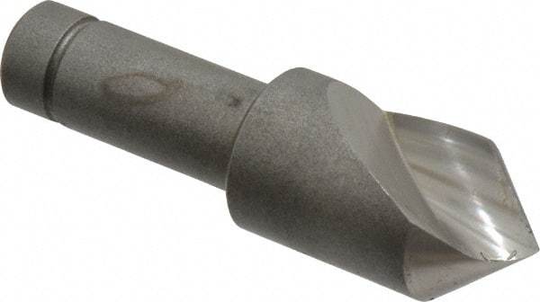 Keo - 3/4" Head Diam, 1/2" Shank Diam, 1 Flute 82° Cobalt Countersink - Bright Finish, 2-5/8" OAL, Single End - Americas Industrial Supply