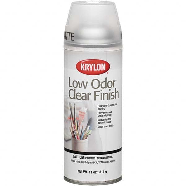 Krylon - Clear, Matte, Protective Coating Spray Paint - 11 oz Container - Americas Industrial Supply