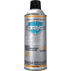 Sprayon - 16 Ounce Aerosol Can, White, General Purpose Mold Release - Zinc Stearate Composition - Americas Industrial Supply