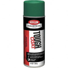 Krylon - Machinery Green, 12 oz Net Fill, High Gloss, Enamel Spray Paint - 20 to 25 Sq Ft per Can, 16 oz Container, Use on Conduits, Ducts, Electrical Equipment, Machinery, Metal, Motors, Pipelines & Marking Areas, Railings, Steel Bars, Tool Boxes, Tools - Americas Industrial Supply