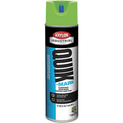 Krylon - 20 fl oz Green Marking Paint - 50 to 60 Sq Ft Coverage, Water-Based Formula - Americas Industrial Supply