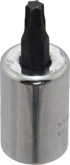 Proto - 3/8" Drive, T27 Torx Bit Socket - 1-23/32" OAL - Americas Industrial Supply
